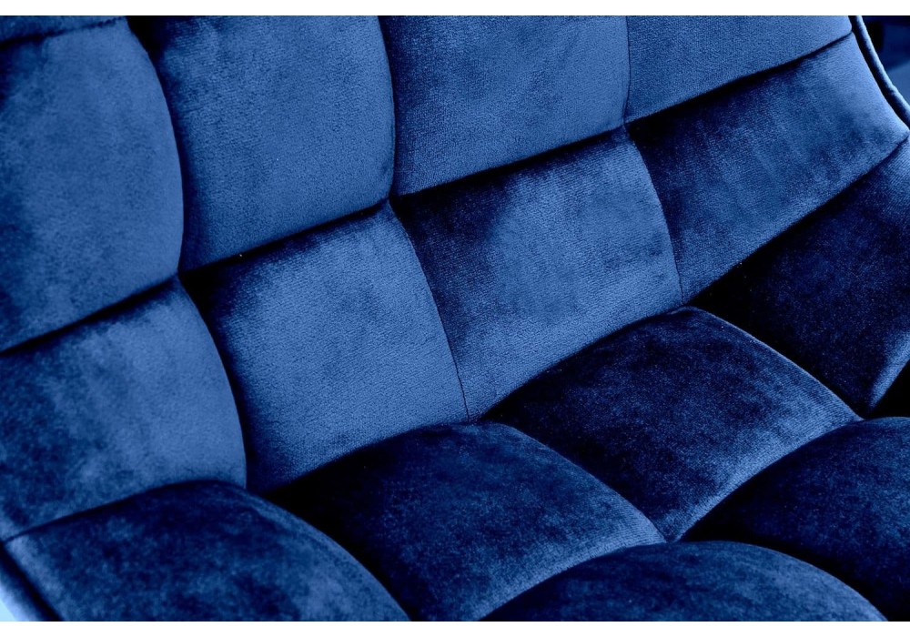 Барний стілець Halmar H95 чорний, темно-синій (V-CH-H/95-GRANATOWY)