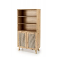 Книжкова шафа Halmar Borneo reg-1 80x40 см дуб артізан, ч
