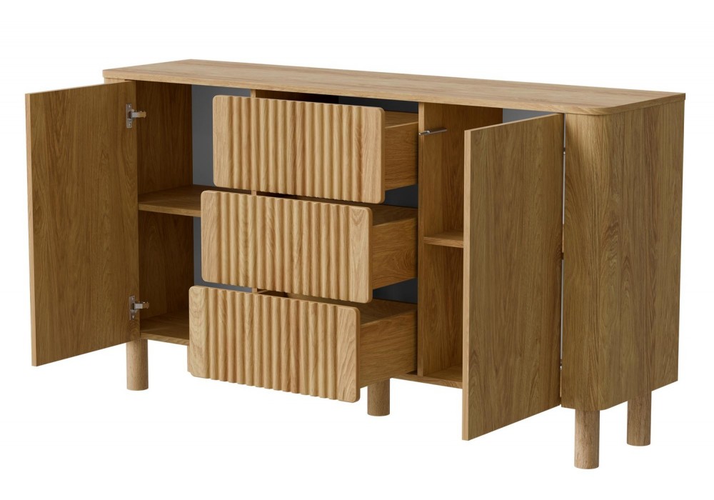 Комод Halmar Arango KM-1 150x40 см дуб хікора (V-PL-ARANGO-KM-1)