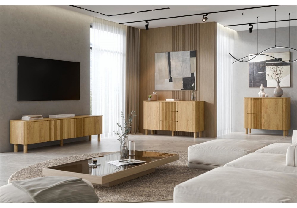 Комод Halmar Arango KM-2 110x40 см дуб хікора (V-PL-ARANGO-KM-2)