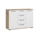Комод Halmar Formo KOMODA-KM-2-ARTISAN/BIAŁY 40 - 116 см білий, дуб артизан (V-UA-FORMO-KOMODA-KM-2-ARTISAN/BIAŁY)