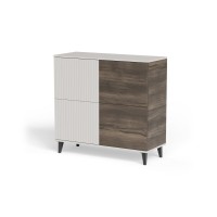 Комод Halmar Random 2 2 KM-2 100x40 см горіх, кашемір (V-