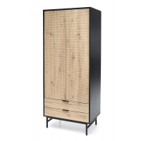 Шафа Halmar Murano s-1 80x55 см дуб артісан, чорний (V-PL
