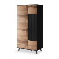 Шафа Halmar Random s-1 90x55 см дуб вотан, чорний (V-PL-R