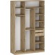 Шафа Halmar Formo Корпус-K7 150x54 см дуб артизан (V-UA-FORMO-KORPUS-K7-ARTISAN)