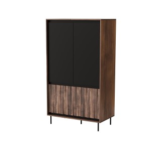 Шафа Halmar Swing S-1 102x55 см горіх, чорний (V-PL-SWING