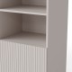 Стеллаж Halmar Paxos REG-1 100x40 см кашемир, чёрный (V-PL-PAXOS-REG-1)