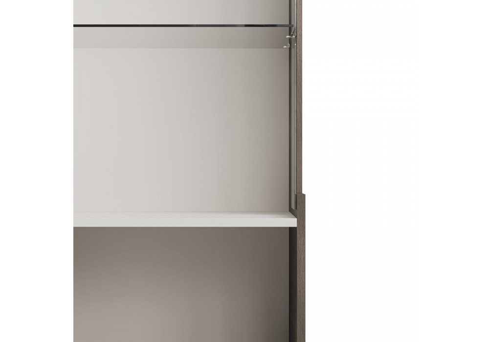 Вітрина Halmar Random 2 2 W-1 60x40 см горіх, кашемір (V-PL-RANDOM_2-W-1)