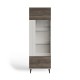 Вітрина Halmar Random 2 2 W-1 60x40 см горіх, кашемір (V-PL-RANDOM_2-W-1)