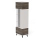 Вітрина Halmar Random 2 2 W-1 60x40 см горіх, кашемір (V-PL-RANDOM_2-W-1)