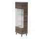 Вітрина Halmar Random 2 2 W-1 60x40 см горіх, кашемір (V-PL-RANDOM_2-W-1)