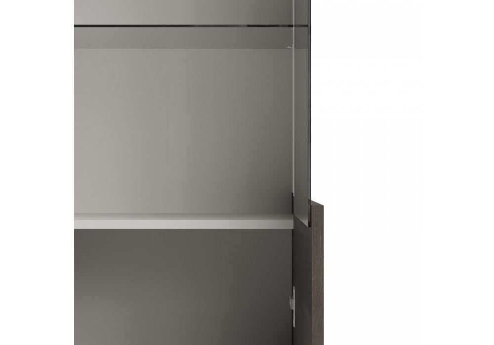 Вітрина Halmar Random 2 2 W-1 60x40 см горіх, кашемір (V-PL-RANDOM_2-W-1)