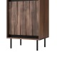 Вітрина Halmar Swing W-1 53x40 см горіх, чорний (V-PL-SWING-W-1)