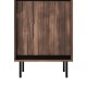 Вітрина Halmar Swing W-1 53x40 см горіх, чорний (V-PL-SWING-W-1)