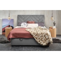 Ліжко двоспальне Halmar Continental 1 160x200 см сіра (V-