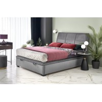 Ліжко двоспальне Halmar Continental 2 160x200 см сіре (V-