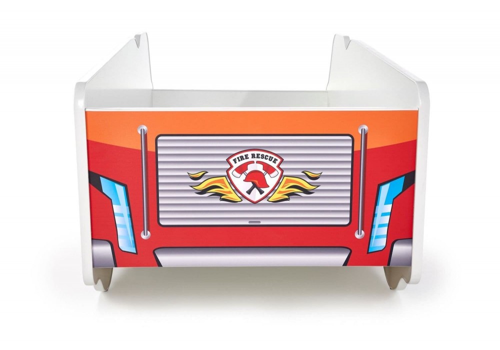 Ліжко для дітей з матрацом Halmar Fire truck 148x74 см різнокольоровий (V-PL-FIRE_TRUCK-LOZ)