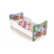 Ліжко для дітей з матрацом Halmar Happy jungle 145x76 см різнокольоровий, білий (V-PL-HAPPY_JUNGLE-LOZ)