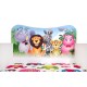 Ліжко для дітей з матрацом Halmar Happy jungle 145x76 см різнокольоровий, білий (V-PL-HAPPY_JUNGLE-LOZ)