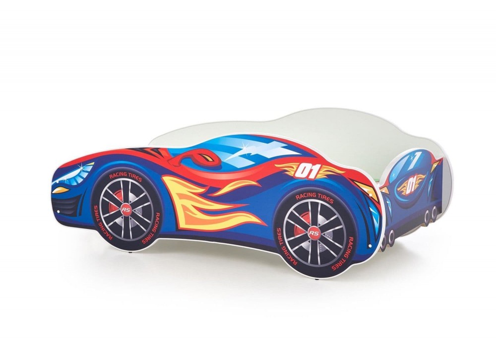 Ліжко для дітей з матрацем Halmar Speed 151x75 см різнокольорова (V-PL-SPEED-LOZ)