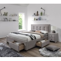 Ліжко двоспальне Halmar Evora 160x200 см бежева (V-CH-EVO