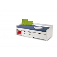 Ліжко односпальне Halmar Floro 2 90x200 см біла (V-PL-FLO
