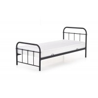 Односпальне ліжко Halmar Linda 90x200 см чорне (V-CH-LIND