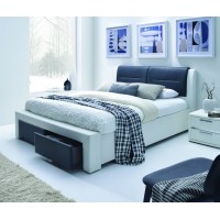 Двоспальне ліжко Halmar зі шухлядами Касандра s 140x200 с