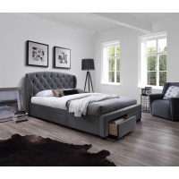 Двоспальне ліжко Halmar зі шухлядами Sabrina 160x200 см с