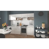 Кухня Halmar Viola 260 см дуб сонома, білий лакований (V-