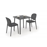 Кухонный стол Halmar Bosco 70x70 см чёрный (V-CH-BOSCO_KW