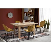 Кухонний стіл розкладний Bagio 120-160x80 см дуб (V-PL-BA