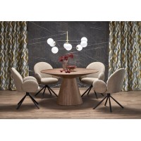 Обідній стіл Halmar Henderson 136x136 см горіх (V-CH-HEND