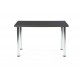 Кухонний стіл Halmar Modex 120x68 см хром, антрацит (V-PL-MODEX_120-ANTRACYT)