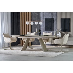 Обідній стіл розкладний Halmar ARMANI 165 - 241x90 см тра