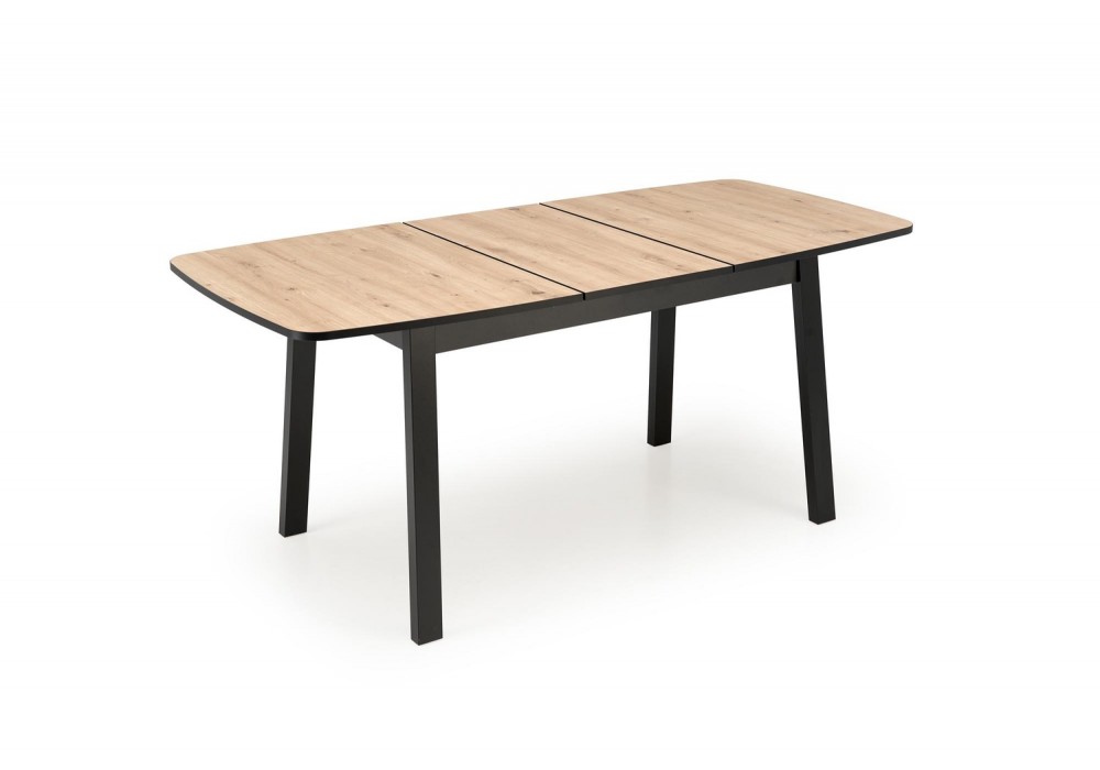 Обідній стіл розкладний Halmar BARRIL 130-170x80 см чорний (V-PL-BARRIL-ST)