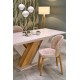 Обідній стіл розкладний Halmar BRANDON 160-200x90 см кашемір / dąb, brąz (V-PL-BRANDON-ST-KASZMIR/CREMONA)