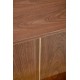 Обідній стіл розкладний Halmar GIBSON 160 - 220x90 см білий мармур / горіх (V-CH-GIBSON-ST-BIAŁY/ORZECHOWY)