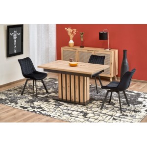 Обідній стіл розкладний Halmar LAMELLO 130-180x80 см дуб 