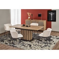 Обідній стіл розкладний Halmar LAMELLO 160-210x90 см dąb 
