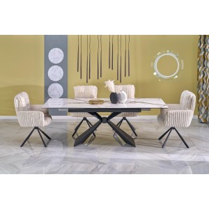 Обідній стіл розкладний Halmar LUCIANO 180 - 230x90 см бі
