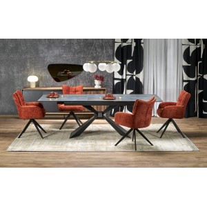 Обідній стіл розкладний Halmar LUCIANO 180-230x90 см marm