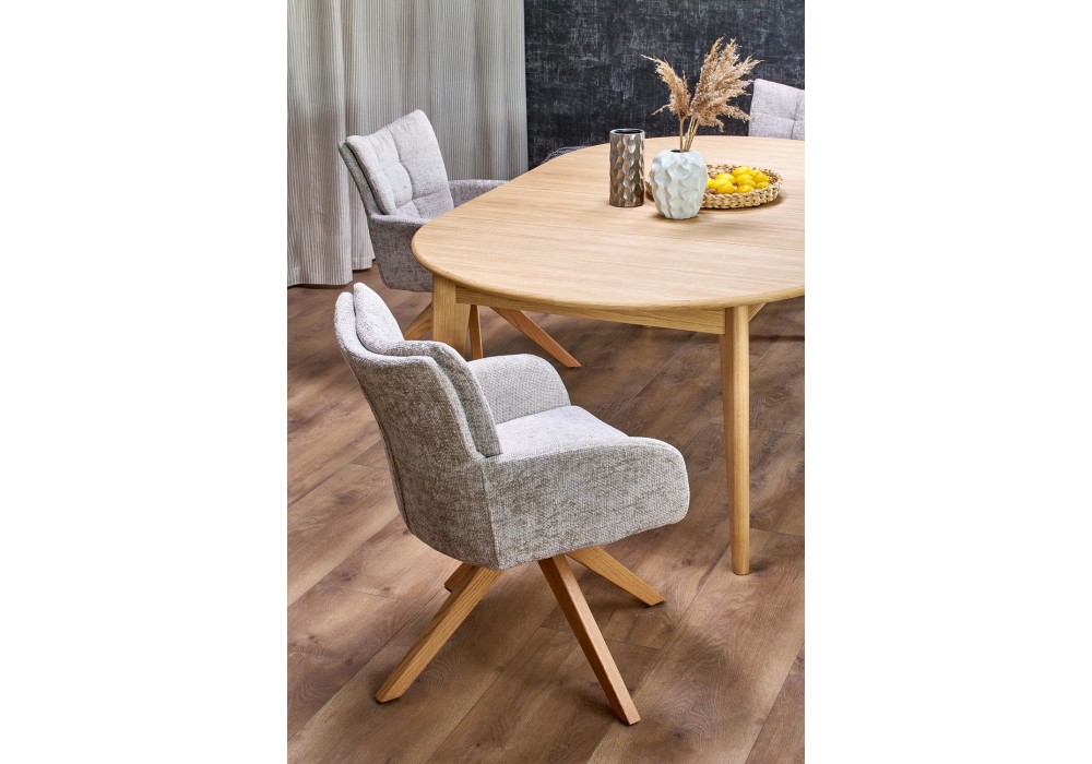Обідній стіл розкладний Halmar MAGNUS 120 - 200x120 - 200 см натуральний (V-PL-MAGNUS-ST-D.NATURALNY)