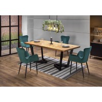 Обідній стіл розкладний Halmar MASSIVE 2 160-250x90 см ду