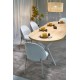 Обеденный стол раскладной Halmar PERONI 100 - 250x100 - 250 см натуральный / кашемир (V-PL-PERONI-ST-HIKORA/KASZMIR)