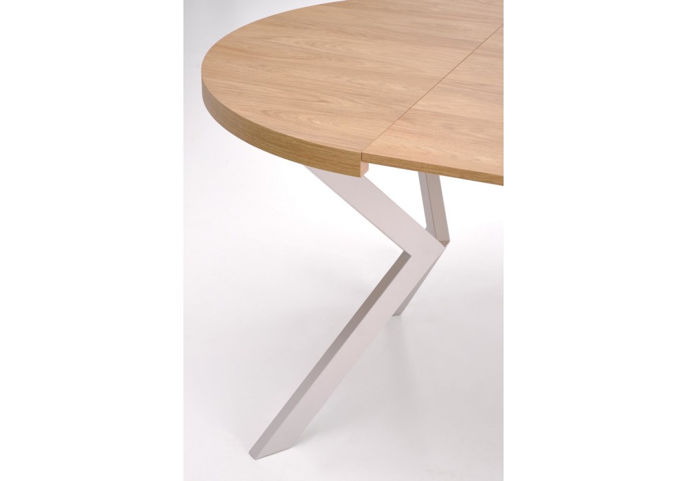 Обеденный стол раскладной Halmar PERONI 100 - 250x100 - 250 см натуральный / кашемир (V-PL-PERONI-ST-HIKORA/KASZMIR)