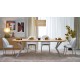 Обеденный стол раскладной Halmar PERONI 100 - 250x100 - 250 см натуральный / кашемир (V-PL-PERONI-ST-HIKORA/KASZMIR)