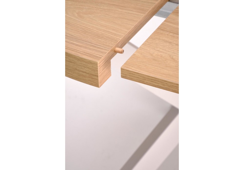 Обеденный стол раскладной Halmar PERONI 100 - 250x100 - 250 см натуральный / кашемир (V-PL-PERONI-ST-HIKORA/KASZMIR)