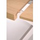 Обеденный стол раскладной Halmar PERONI 100 - 250x100 - 250 см натуральный / кашемир (V-PL-PERONI-ST-HIKORA/KASZMIR)