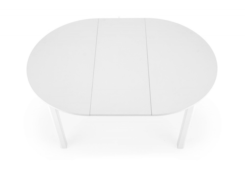 Обідній стіл розкладний Halmar RINGO 102-142x102 см білий (V-PL-RINGO-ST-BIAŁY/BIAŁY)